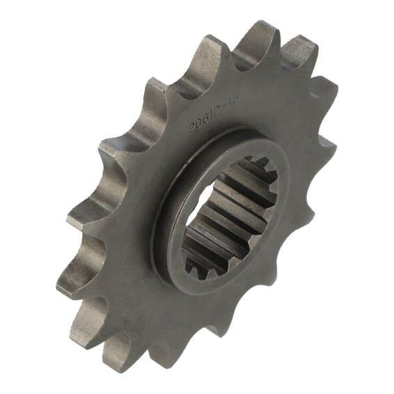 steel front sprocket. 15 teeth