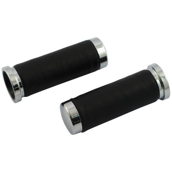 Handlebar grip set, Cushion Smooth. Imitation leather