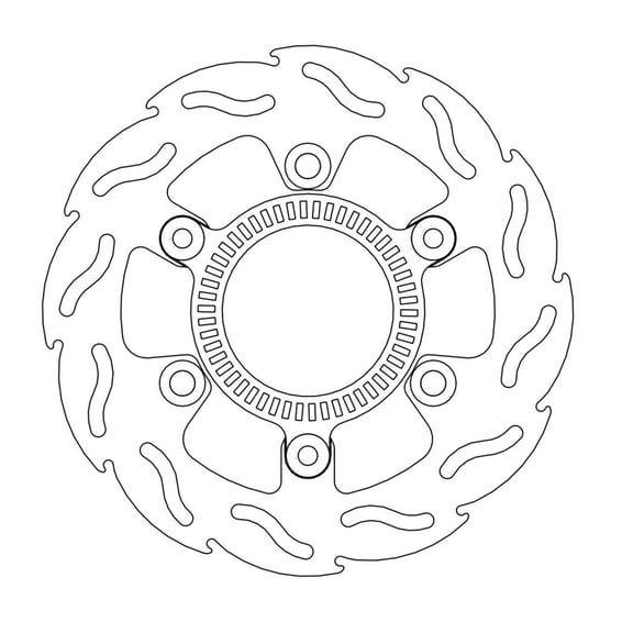 Flame series brake rotor