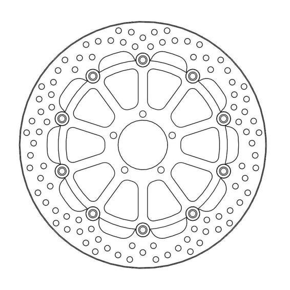 Halo series floating brake rotor