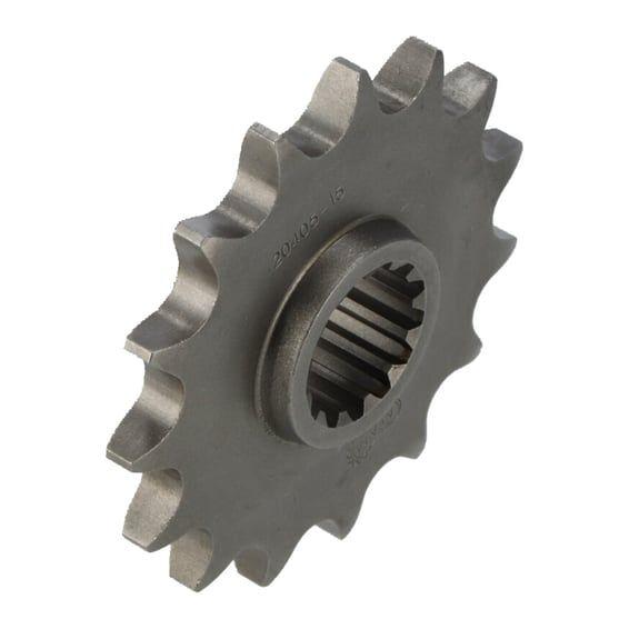 steel front sprocket. 15 teeth