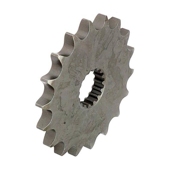 steel front sprocket. 18 teeth