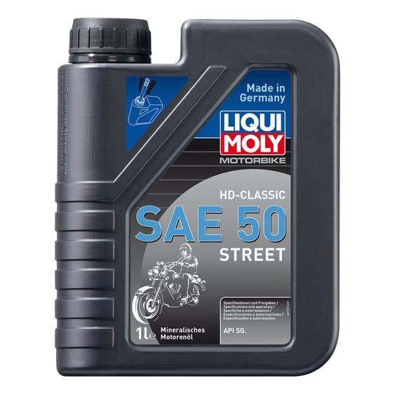 HD classic SAE 50 Street motor oil. 1 liter