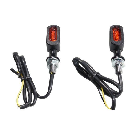 Fastline, LED turn signal set. Black, amber lens