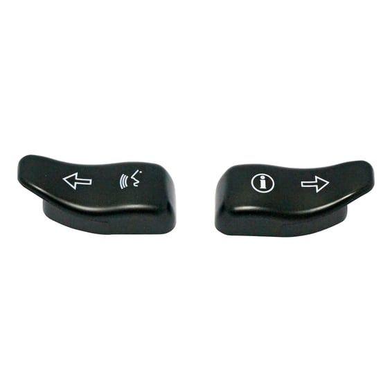 Turn signal switch extender cap set. Black