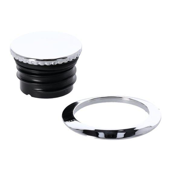 Pop-up gas cap chrome