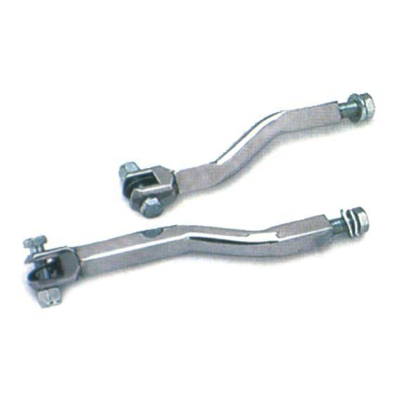 XL Sportster highway peg mounts. Chrome
