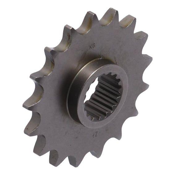 steel front sprocket. 17 teeth