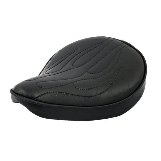 Fitzz, custom solo seat. Black flame. Small. 6cm thick