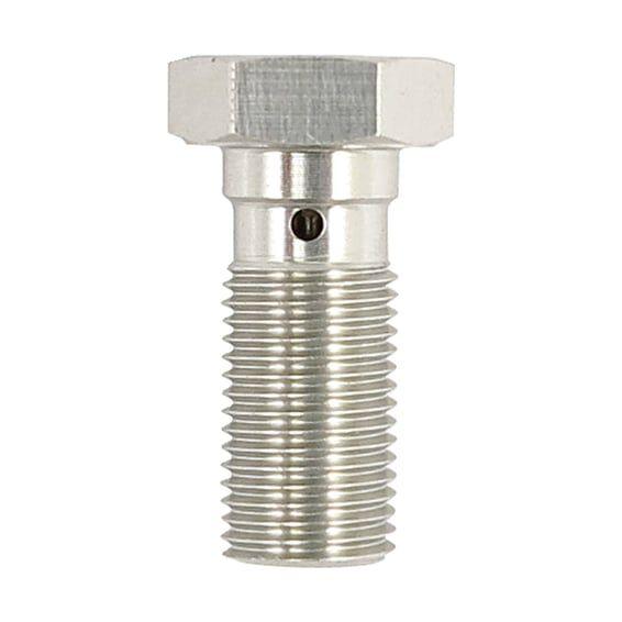 Banjo Bolt silver anodized M10x1.00