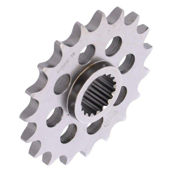 steel front sprocket. 19 teeth