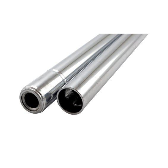 Fork tubes 41mm, 20-7/8". show chrome