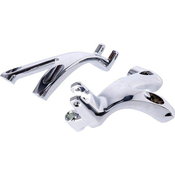 M8 Softail floorboard to foot peg conversion bracket set