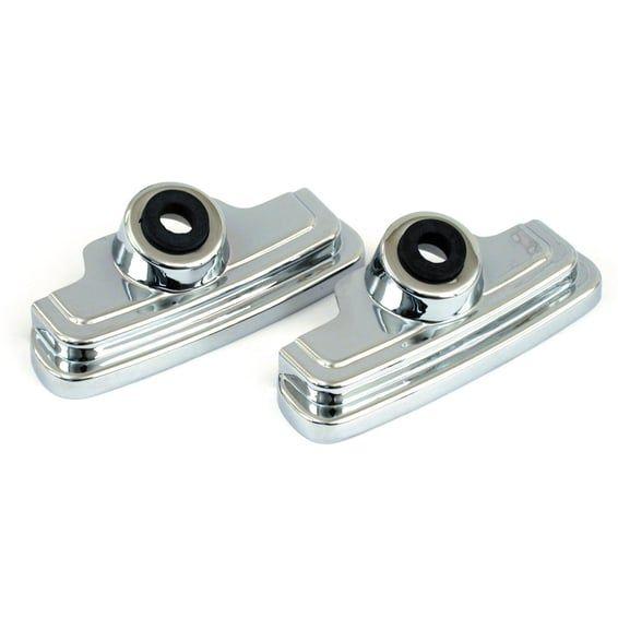 Evo spark plug & head bolt cover kit. Chrome