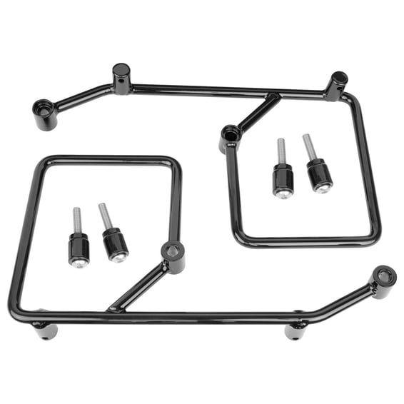 Voyager saddlebag mount kit. For left & right. Black