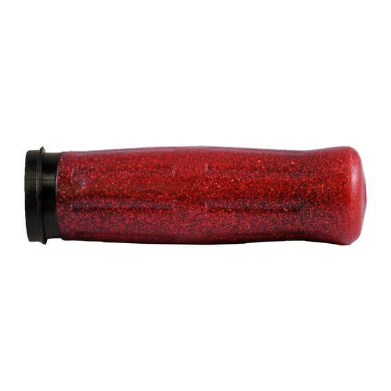 Avon Old School grips coke bottle look, red sparkle