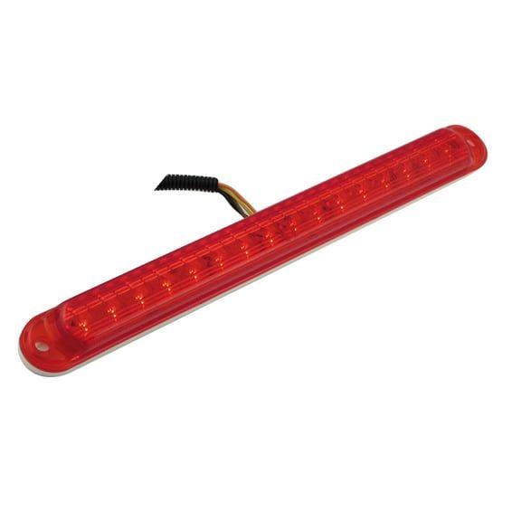 LED light bar. Red lens