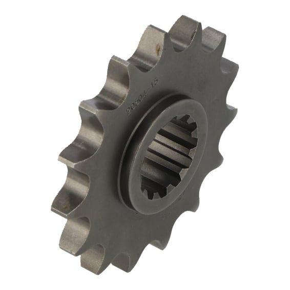 steel front sprocket. 15 teeth