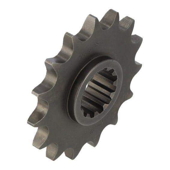 steel front sprocket. 15 teeth
