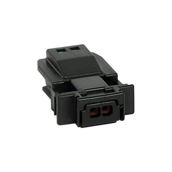 NAMZ, JAE MX-1900 connector. Black, receptacle, 2-pins