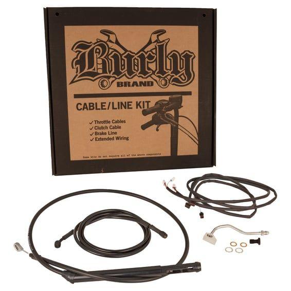 cable/line kit. For 13" Bagger bars. Black