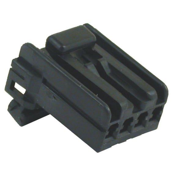 NAMZ, AMP Multilock connector. Black, plug, 4-pins