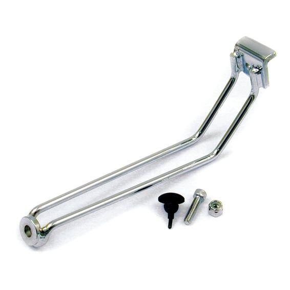 Kick stand extension tab kit. Chrome