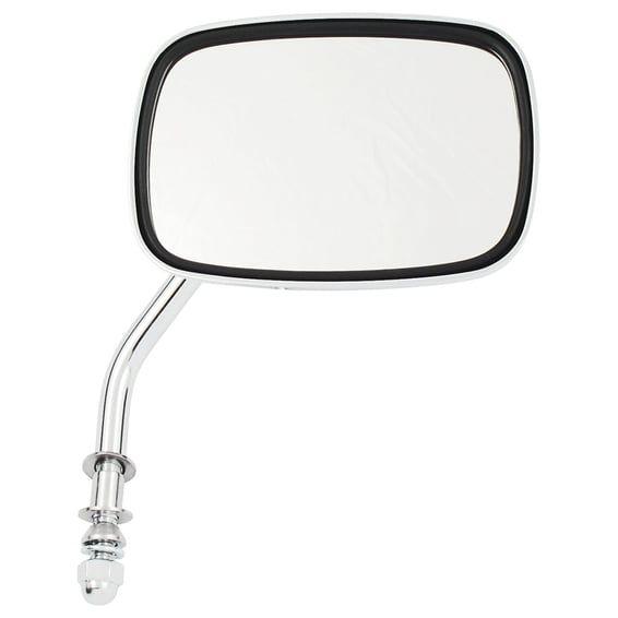 OEM style replacement mirror. Chrome