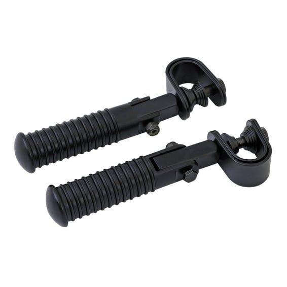 O-ring foot peg set. clamp-on. Chrome