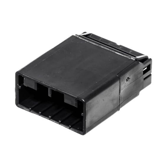 NAMZ, AMP Multilock connector. Black, receptacle, 6-pins