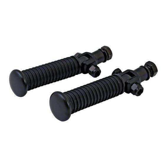 OEM style passenger foot peg kit. Black