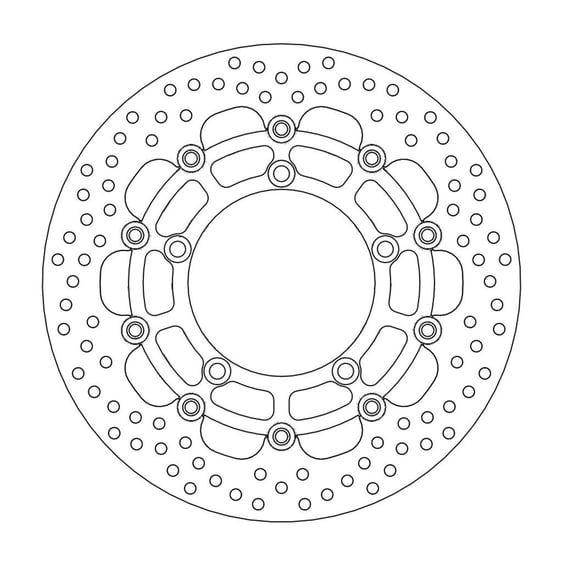 Halo series floating brake rotor