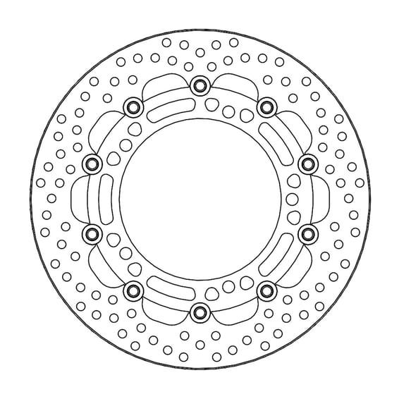 Halo series floating brake rotor