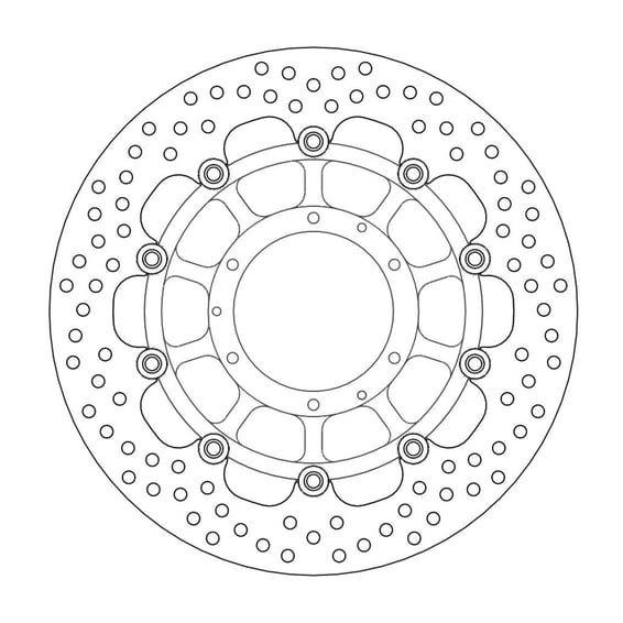 Halo series floating brake rotor
