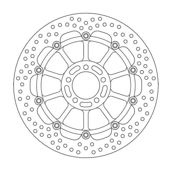 Halo series floating brake rotor