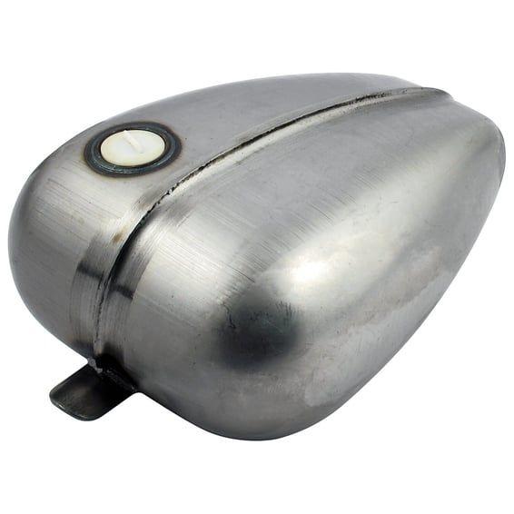 3.3 gallon Mustang ribbed gas tank, for 83-up gas caps