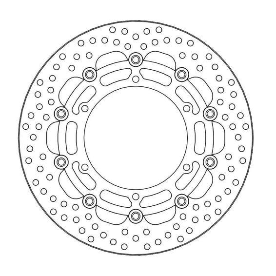 Halo series floating brake rotor