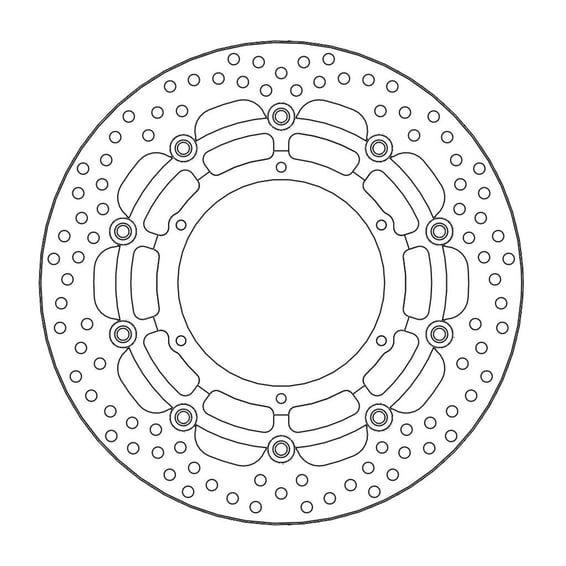 Halo series floating brake rotor