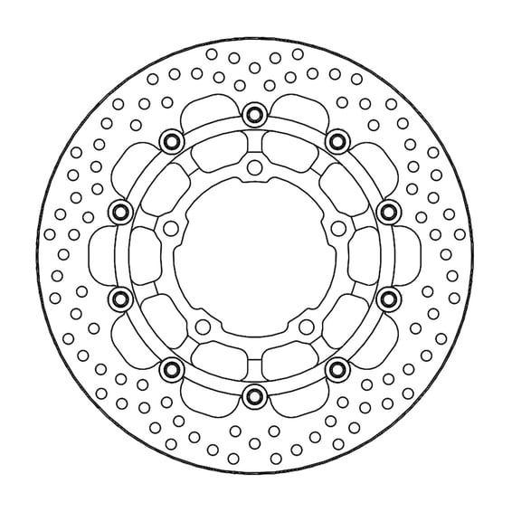 Halo series floating brake rotor