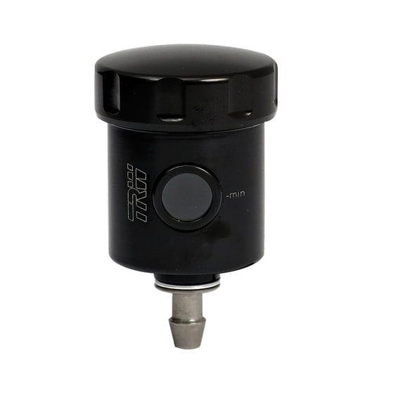remote brake fluid reservoir, black with straight outlet