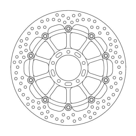 Halo series floating brake rotor