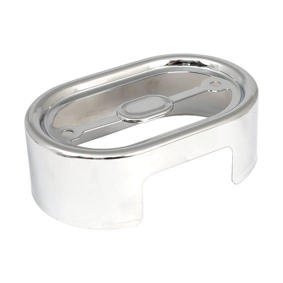 Voltage regulator/rectifier cover. Chrome