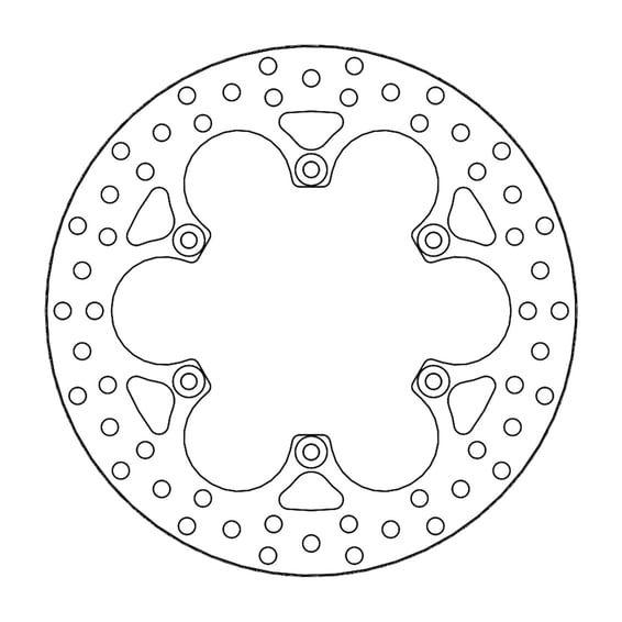 Halo series fixed brake rotor