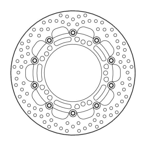 Halo series floating brake rotor