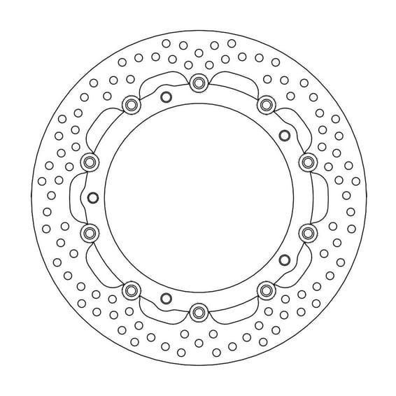 Halo series floating brake rotor