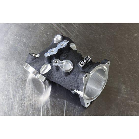 Premium M8 55mm CNC ported black manifold
