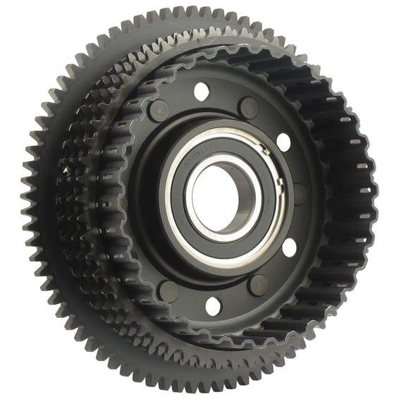 Clutch shell with sprocket assembly