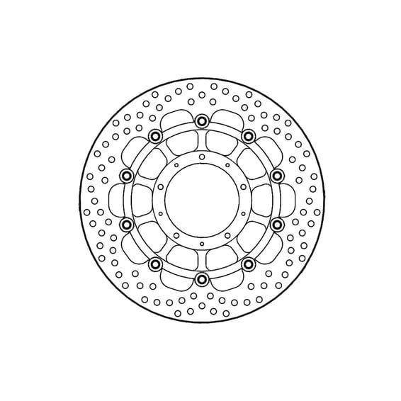 Halo series floating brake rotor