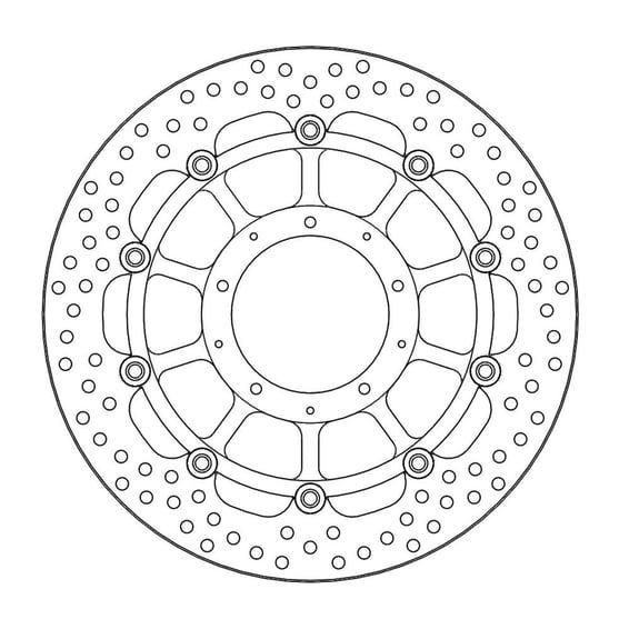 Halo series floating brake rotor