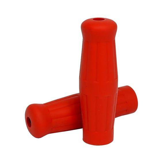 Vintage style 1" grips red